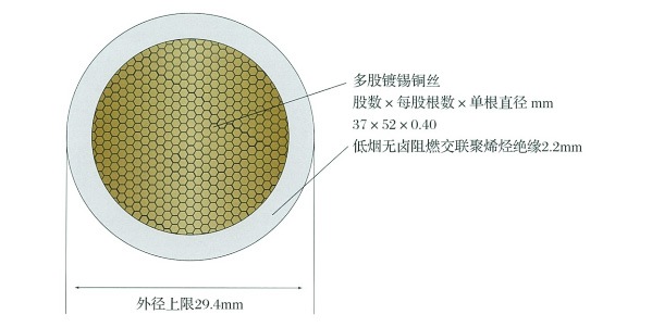 WDZ-DC/Ⅲ-125,WDZ-DC-H/Ⅲ-125,WDZ-DC-ZP-H/Ⅰ-125標準壁厚低煙無鹵阻燃電纜 第1張